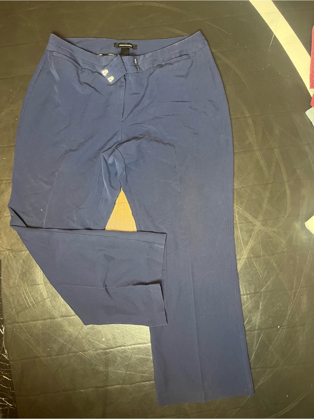 Ashley Stewart Women’s size 16W navy blue dress pants